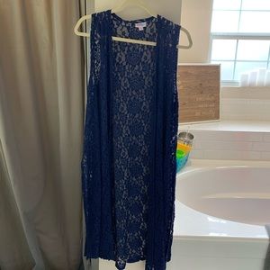 Lularoe lace duster